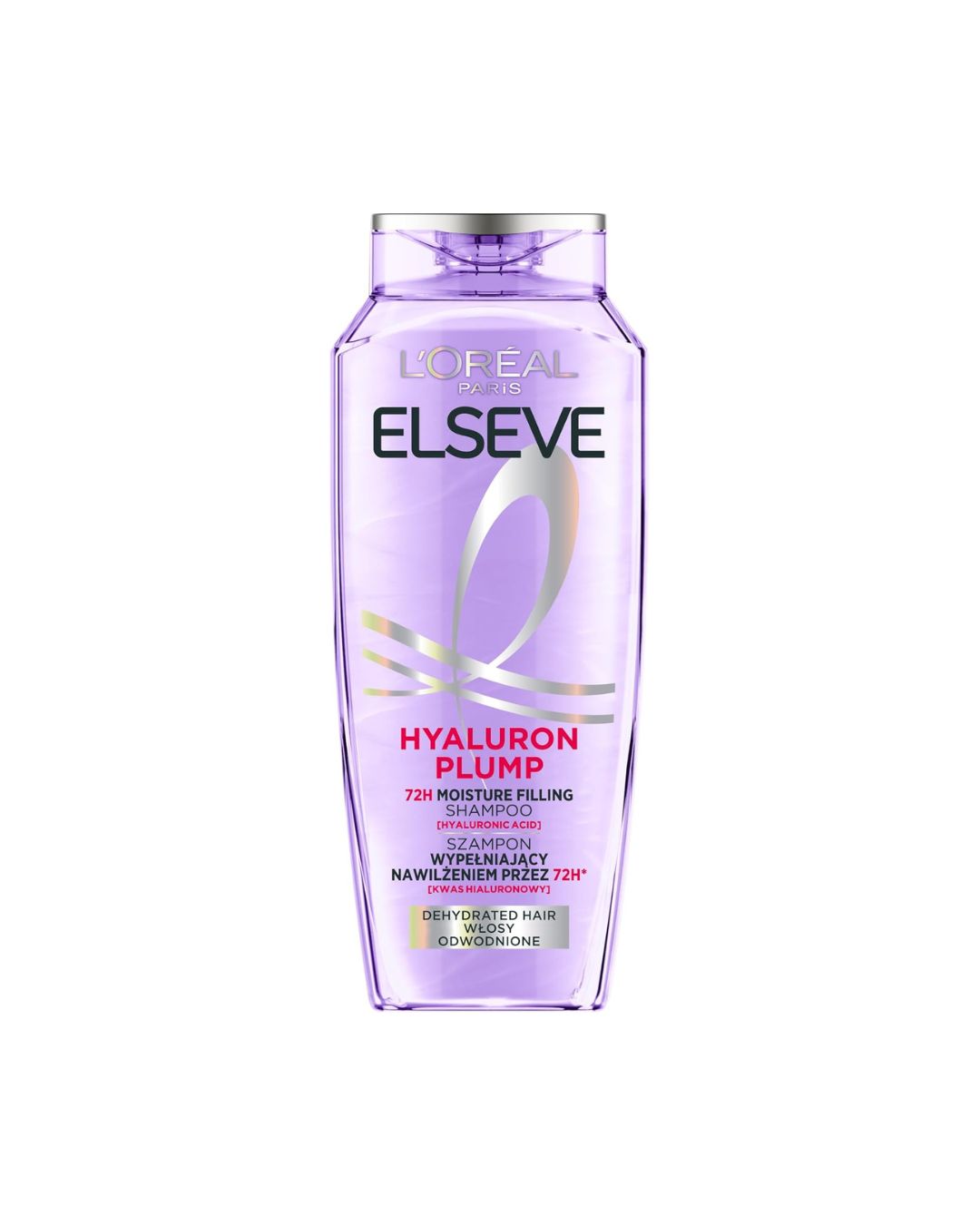 L’Oréal Paris Elvital Moisturising Shampoo for Shiny and Healthy Hair, with Hyaluronic for a Moisture Boost, Hydra Hyaluronic, 400 ml
