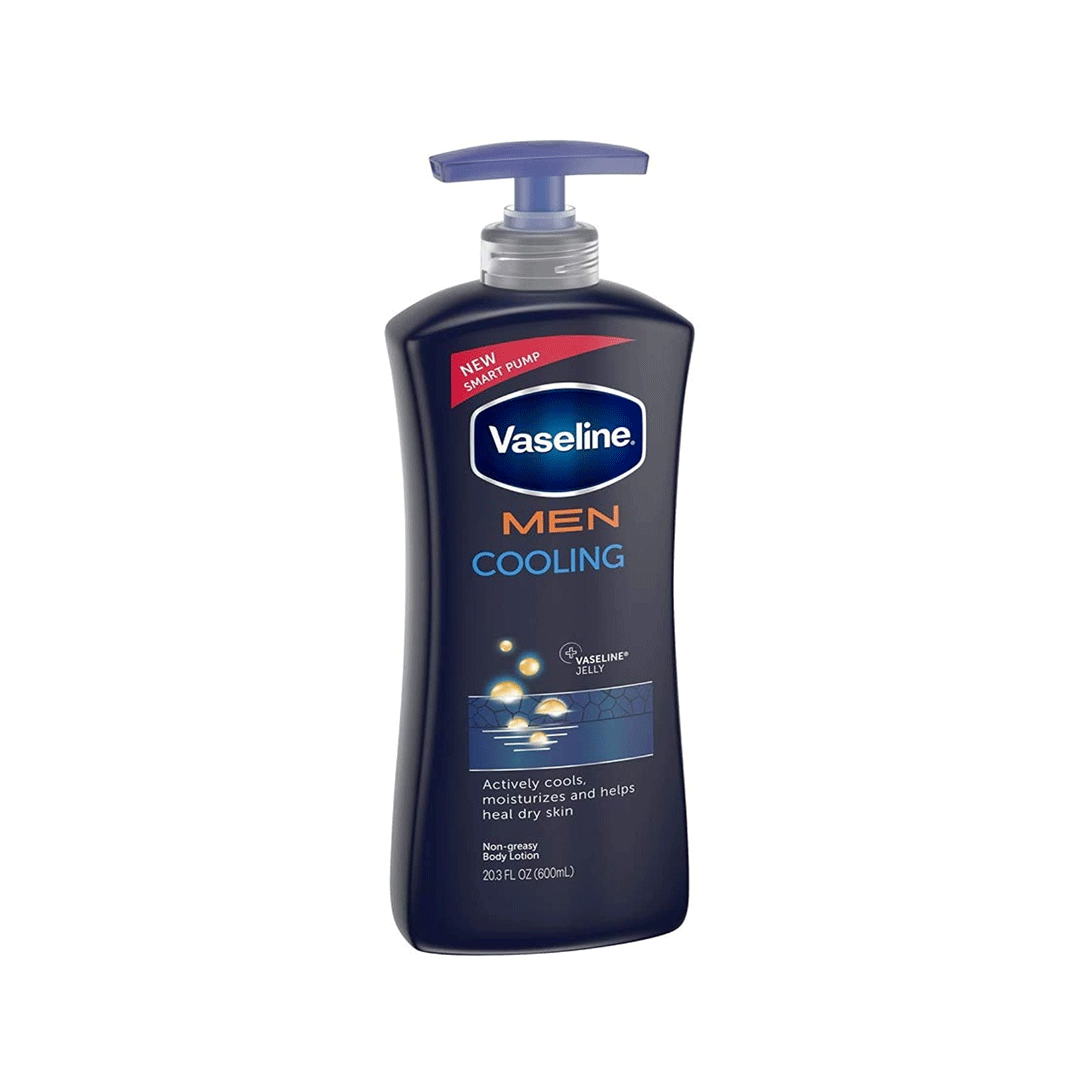 Vaseline Men Cool Hydration Body Lotion 20.3Oz