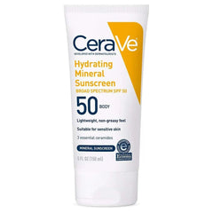 Cerave SPF50 Hydrating Mineral Sunscreen 150ml