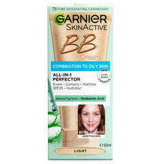 Hyaluronic Aloe All-In-1 BB Cream Oil Free For Combination To Oily Skin - Light SPF 25 50ml
