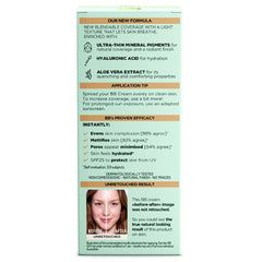 Hyaluronic Aloe All-In-1 BB Cream Oil Free For Combination To Oily Skin - Light SPF 25 50ml