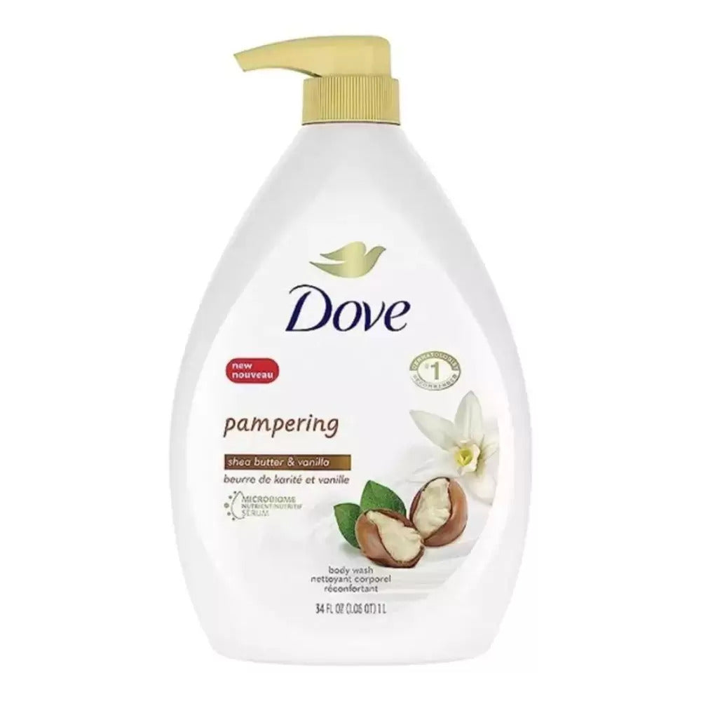 Dove Purely Pampering Shea Butter and Warm Vanilla Body Wash- 1ltr