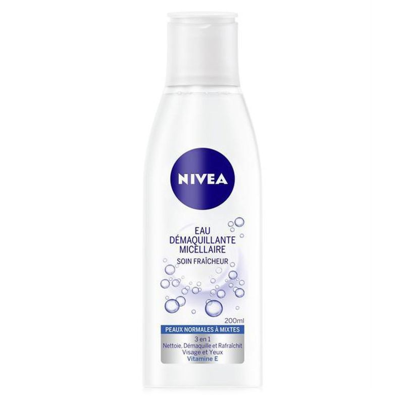 Nivea Eau Demaquillant Soin Fraicheur Micellaire Water 200ML | ماء ميسيلار 3 في 1 منظف و مجدد للبشرة