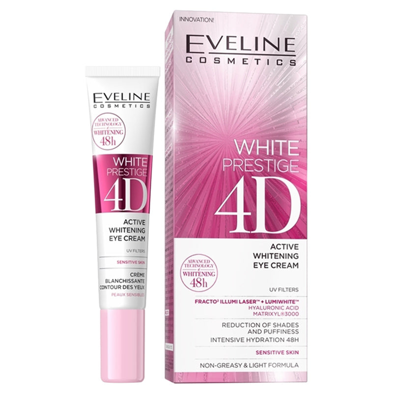 Eveline White Prestige 4D Active Whitening Eye Cream 20ml