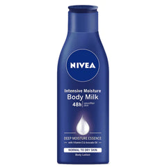 NIVEA BODY MILK INTENSIVE MOISTURE VITAMIN E & AVOCADO OIL FOR NORMAL TO DRY SKIN BODY LOTION 200ml