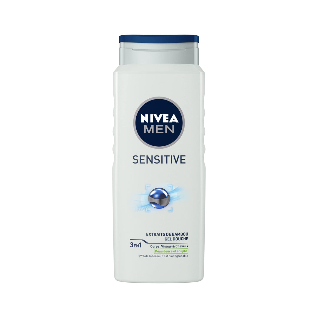 Nivea Men Sensitive Gel Douche Bambou Shower Gel 500ml