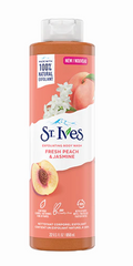 St Ives Fresh Peach & Jasmine Body Wash 22Oz