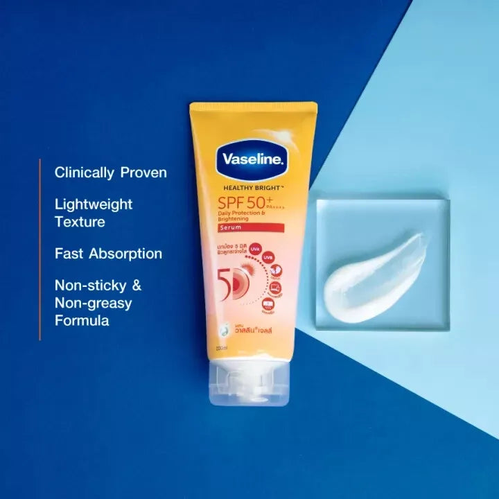 Vaseline Healthy Bright SPF 50+ PA++++ Daily Protection and Brightening Serum (300mL)