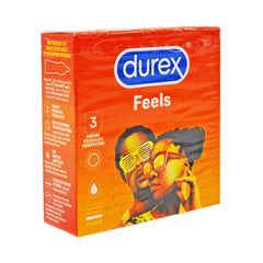 Durex Orange Feels Condom (Pack Of 3)