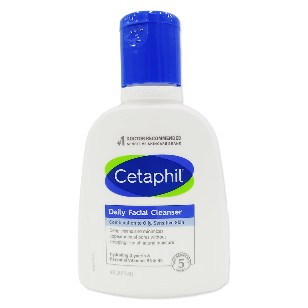 Cetaphil Daily Facial Cleanser For Combination To Oily & Sensitive Skin 4Oz