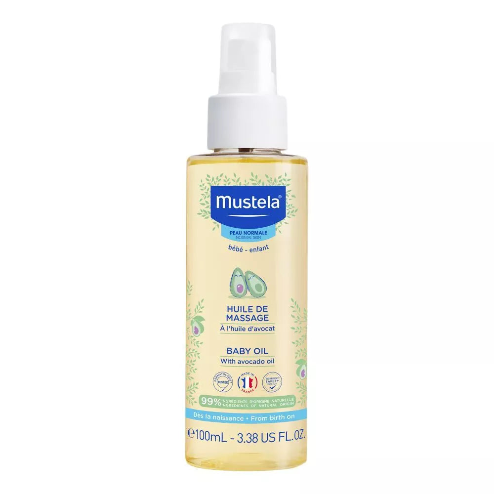 Mustela BABY MASSAGE OIL WITH AVOCADO OIL 100ML