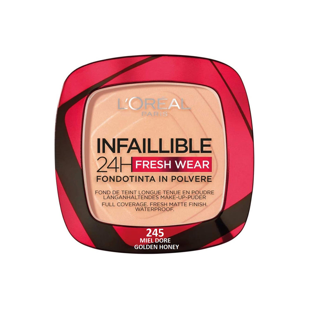 Loreal 245 Golden Honey Infaillible 24H Fresh Wear Foundation Powder