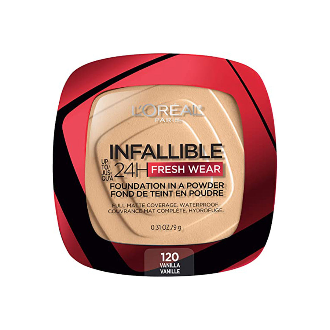 Loreal 120  Vanilla Matte Infaillible 24H Fresh Wear Foundation Powder