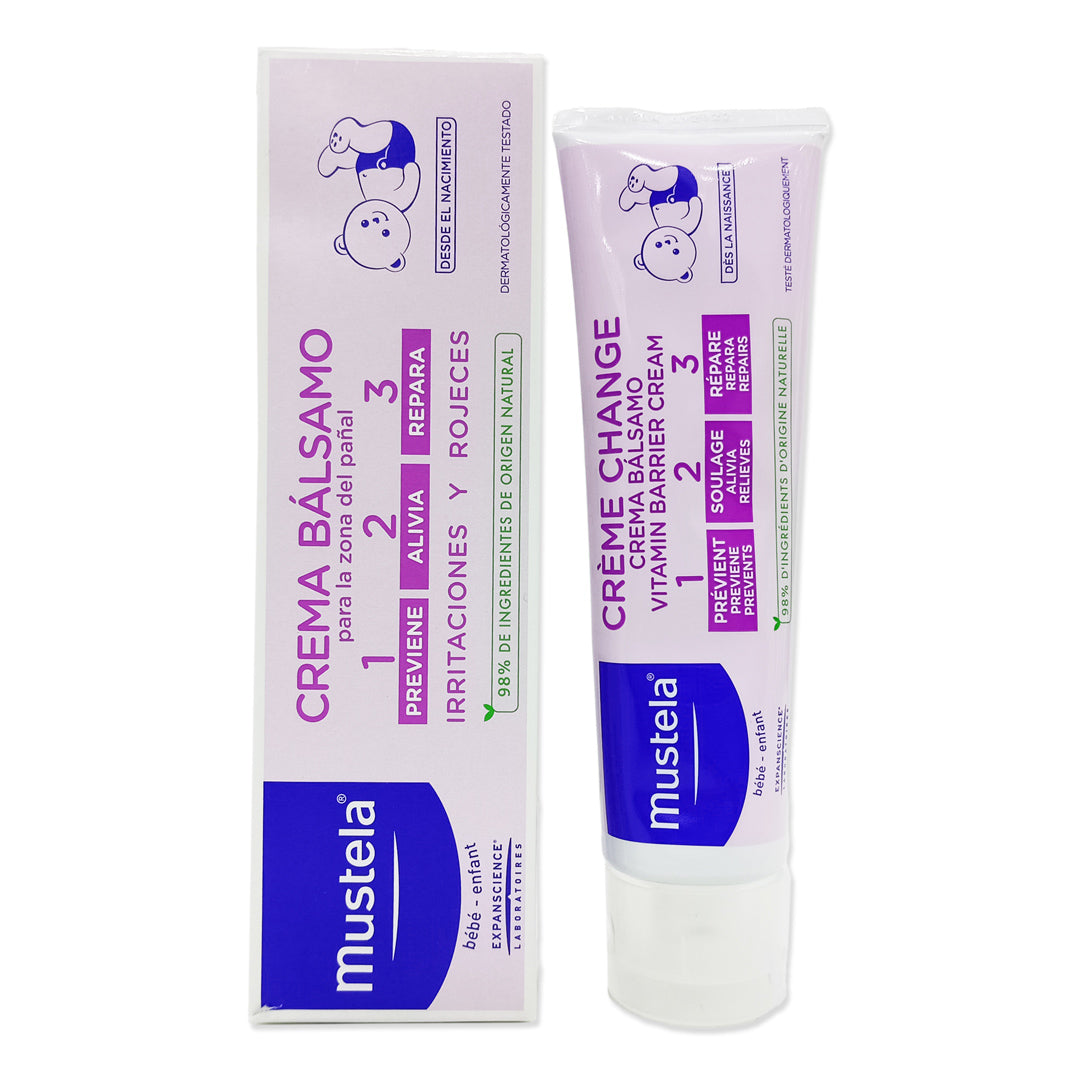 Mustela 1 2 3 Vitamin Barrier Cream 100ml