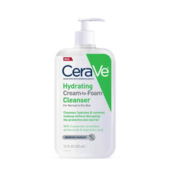 Cerave Hydrating Cream To Foam Cleanser 12Oz