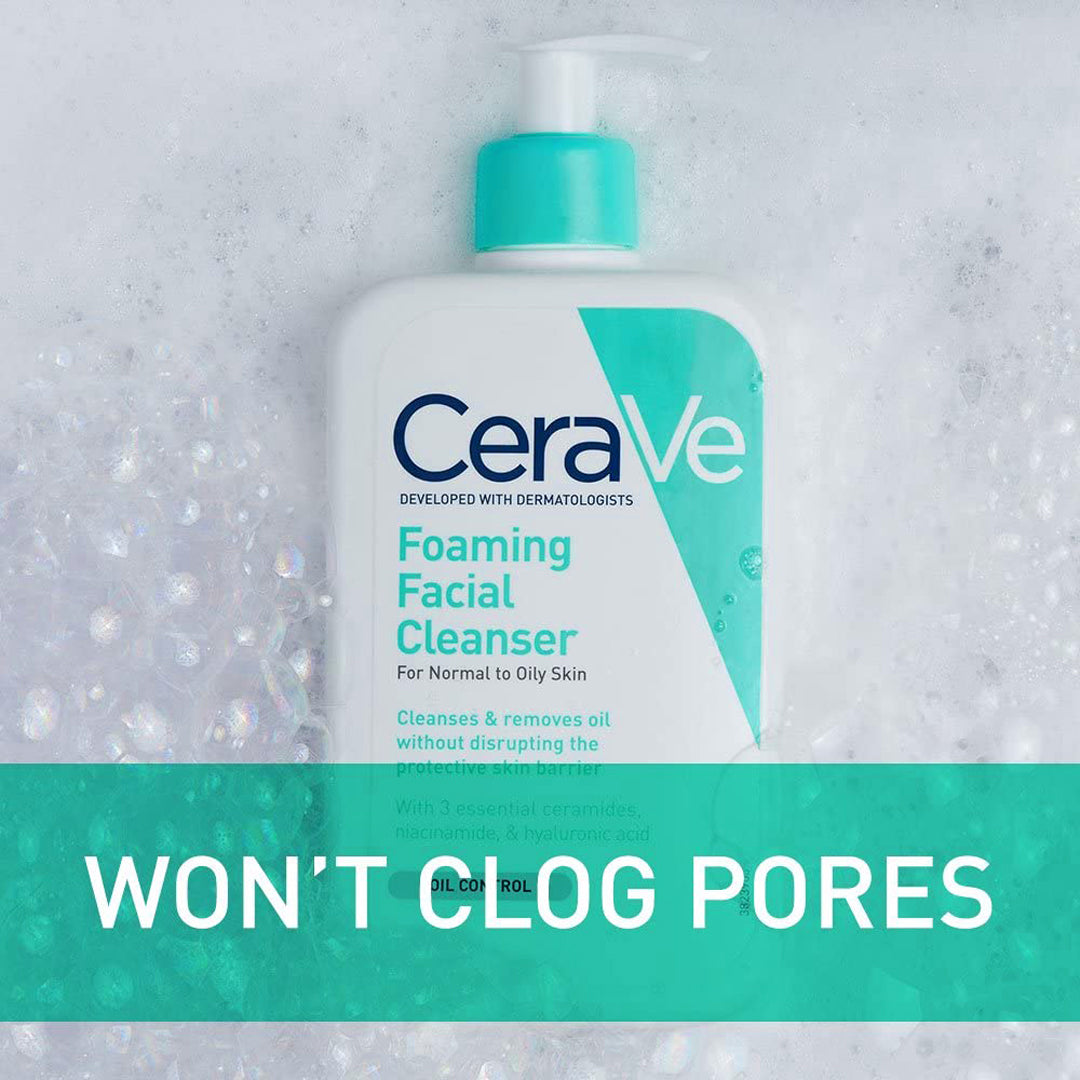 CeraVe Normal To Oily Foaming Facial Cleanser 12Oz