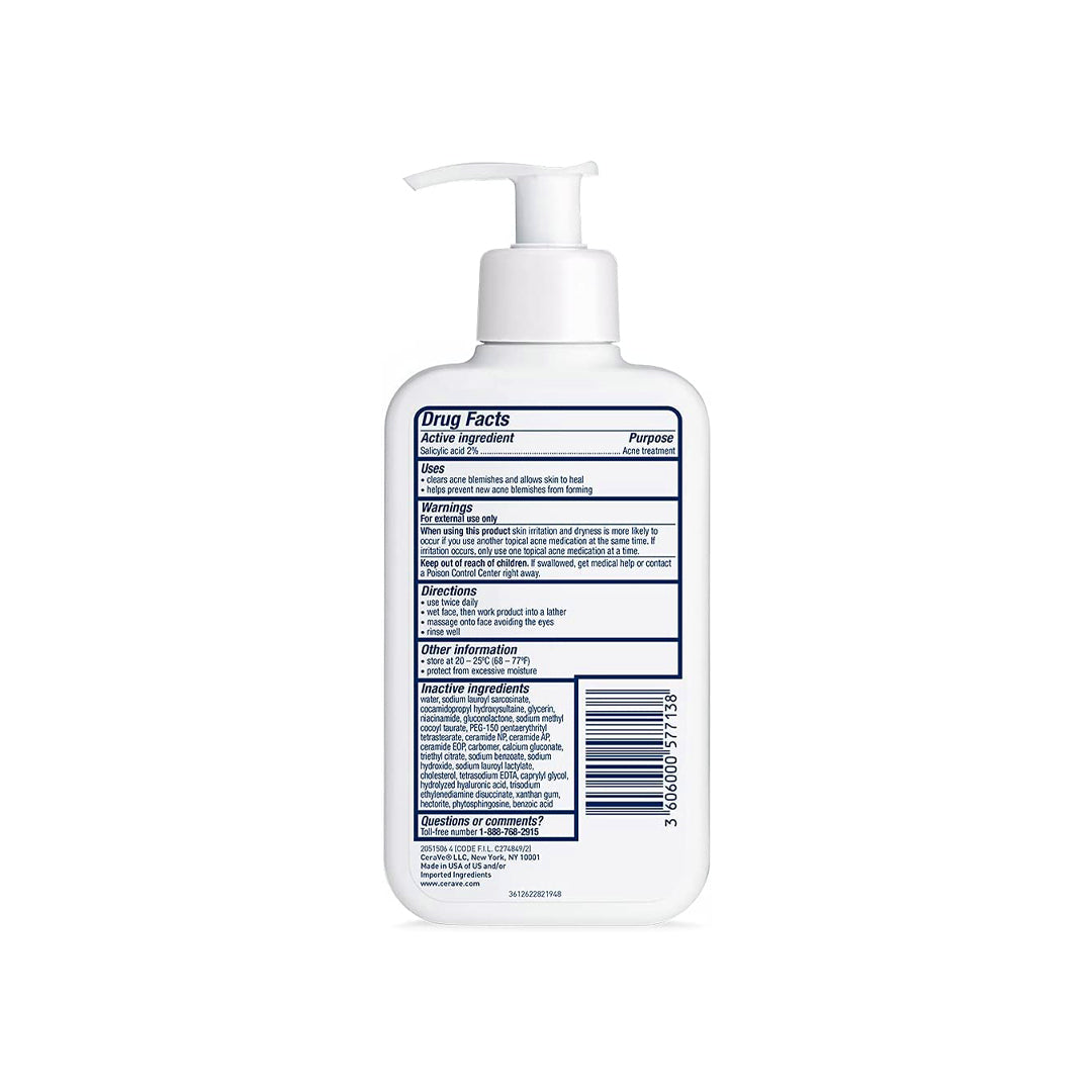 Cerave Acne Control Cleanser 8Oz