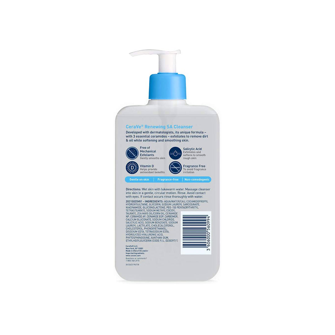 CeraVe Renewing SA Face Cleanser 16Oz