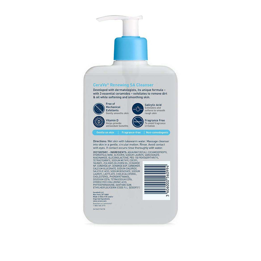 CeraVe Renewing SA Face Cleanser 16Oz