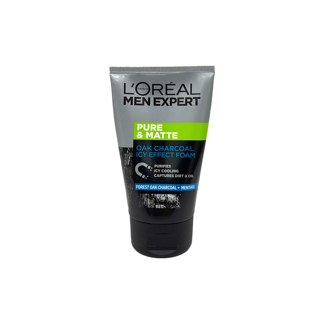 Loreal Men Charcoal Black Foam 100ml