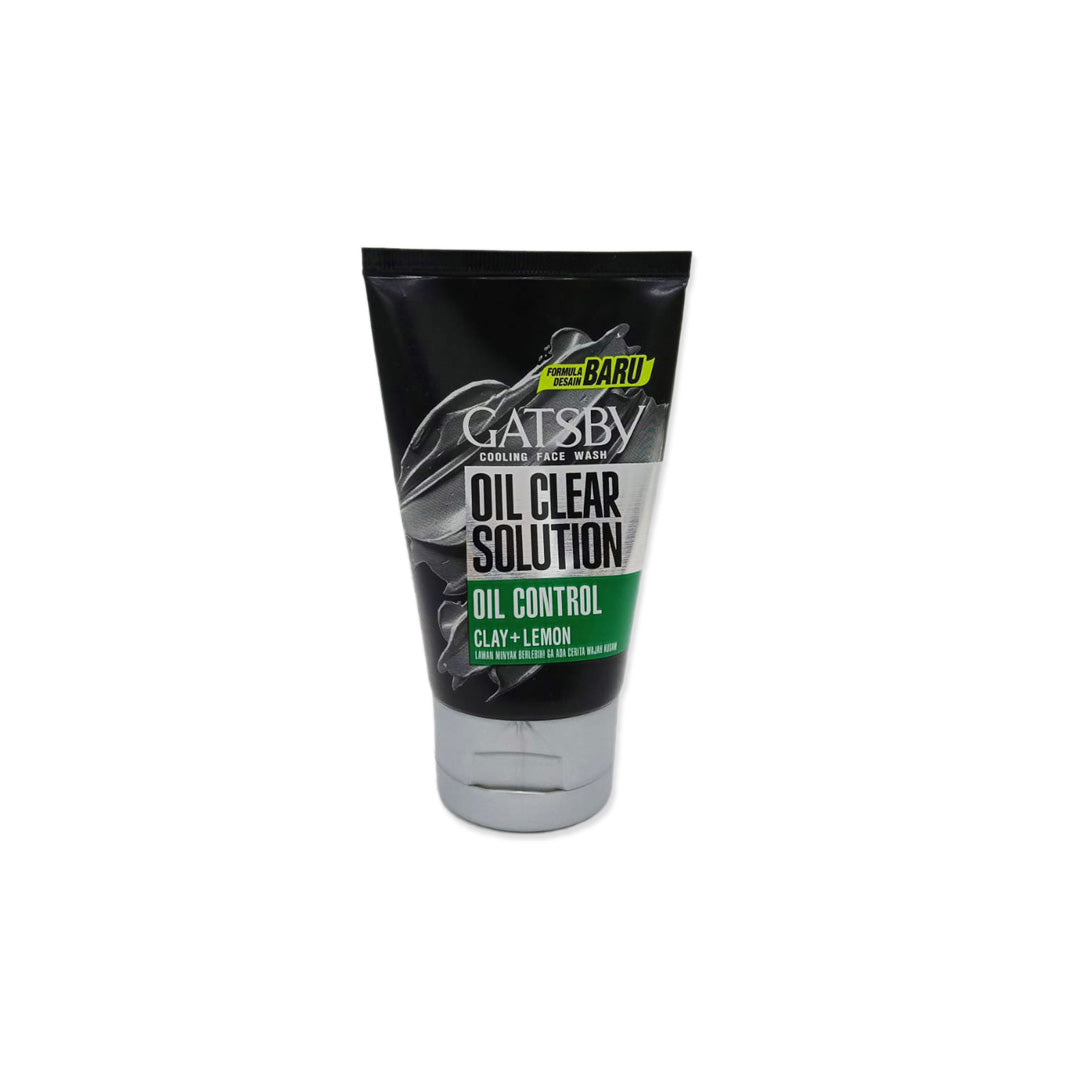 Gatsby Oil Control Clay + Lemon Face Wash 100g