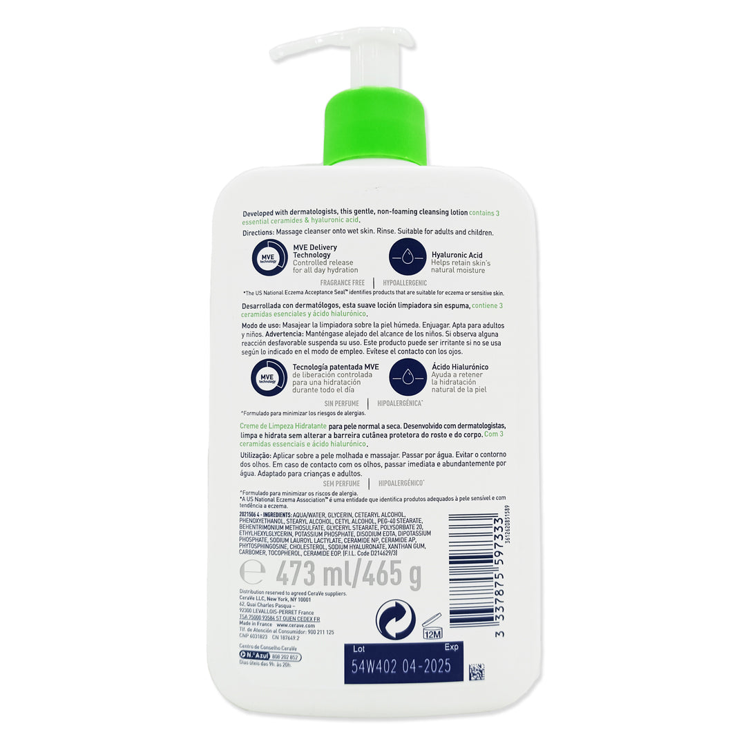 Cerave Hydrating Cleanser 473ml