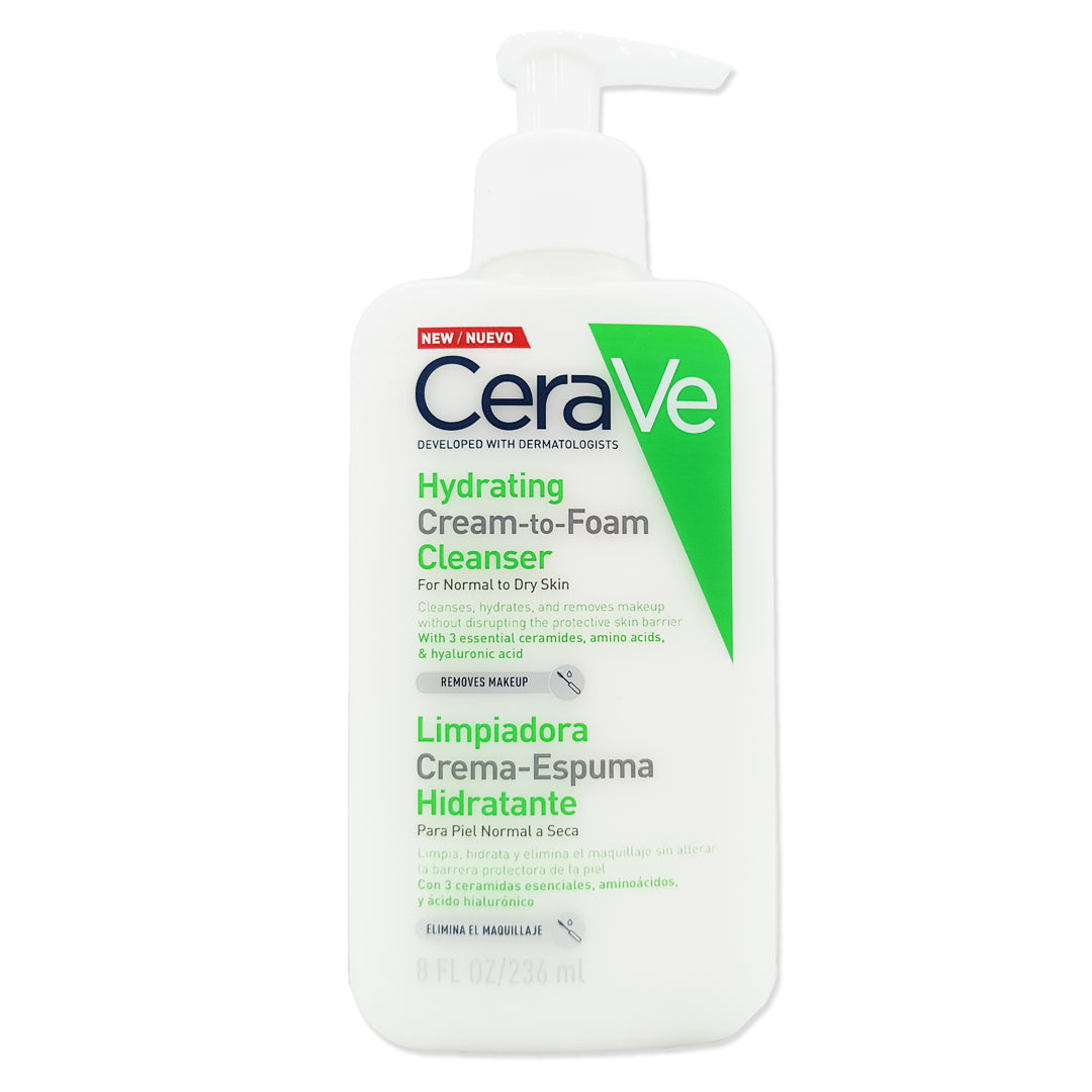 CeraVe Hydrating Cream To Foam Cleanser 236ml