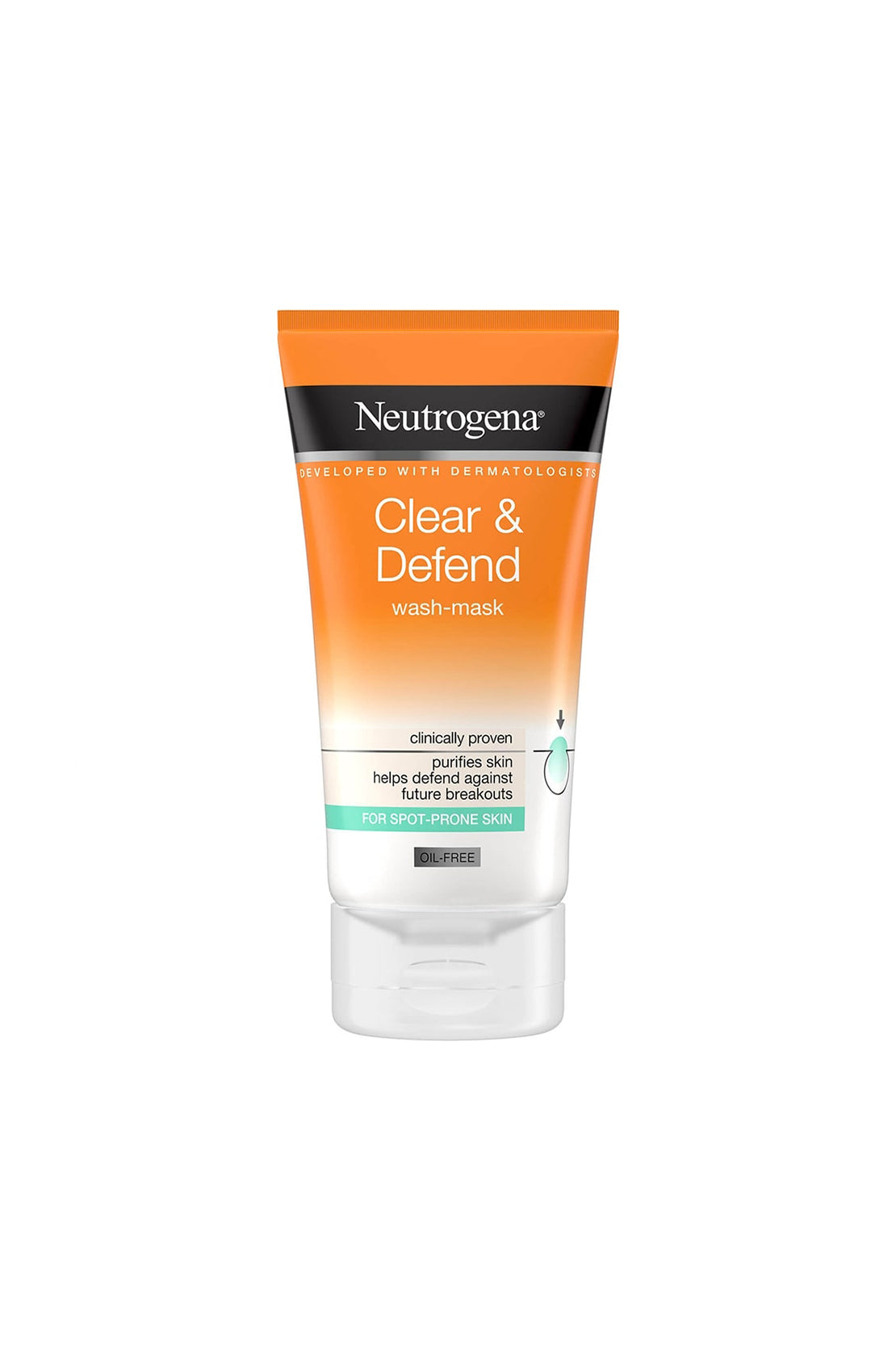 Neutrogena Clear & Defend Mask + Wash 150ml