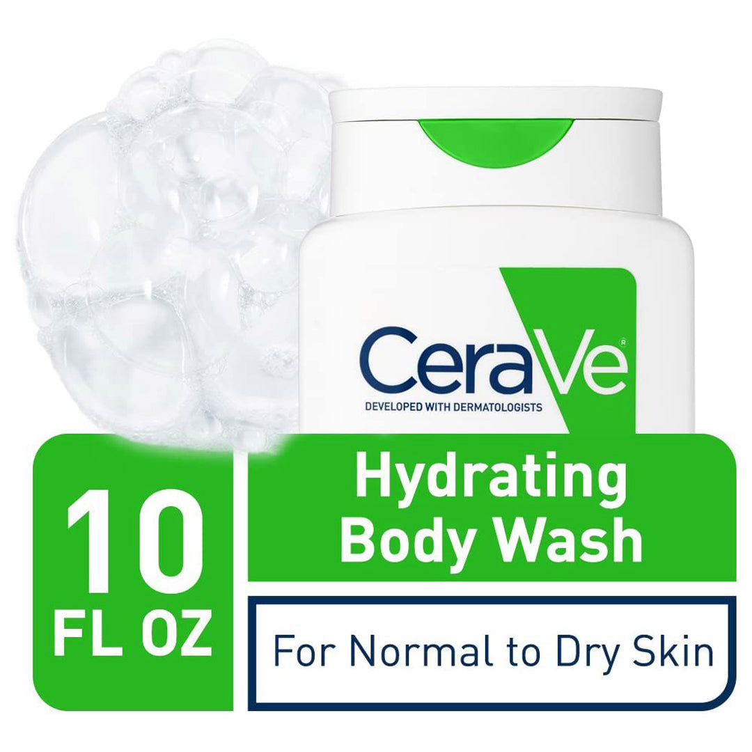 Cerave Normal To Dry Hydrating Body Wash 10Oz