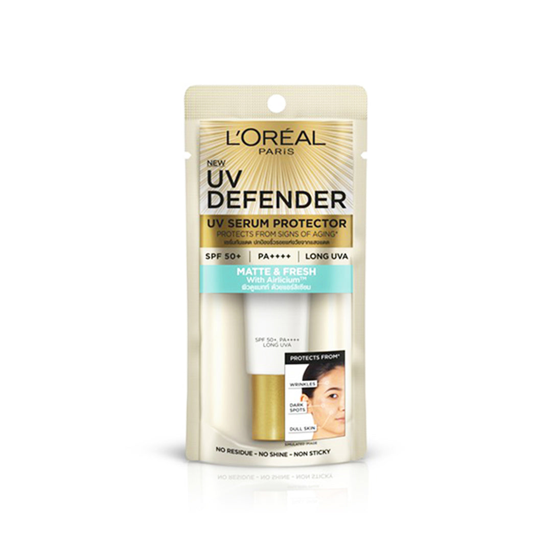 Loreal UV Defender Matte & Fresh Serum Protector 15ml