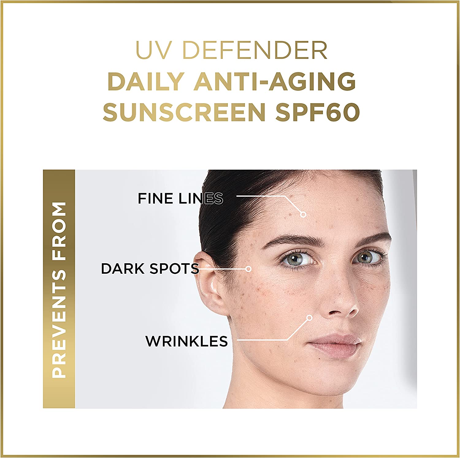 L'Oreal UV Defender Daily Anti-Aging Shine Control Sunscreen SPF 50+ 50ml