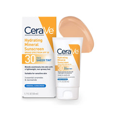 Cerave SPF30 Tinted Hydrating Sunscreen 1.7Oz