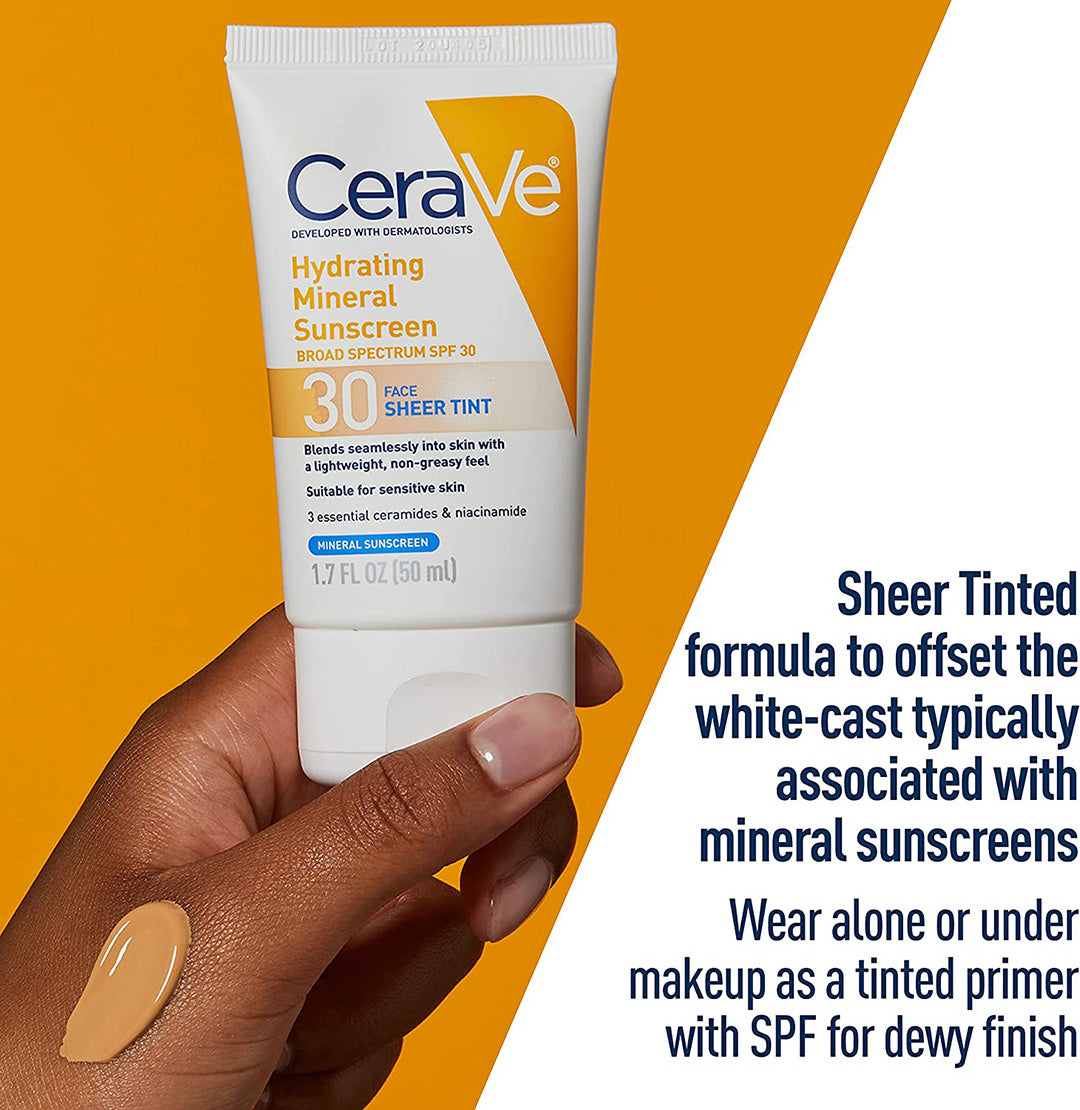 Cerave SPF30 Tinted Hydrating Sunscreen 1.7Oz