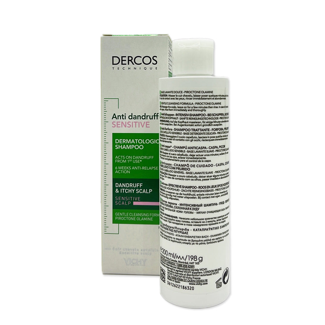 Vichy Dercos Anti Dandruff Sensitive Shampoo 200ml