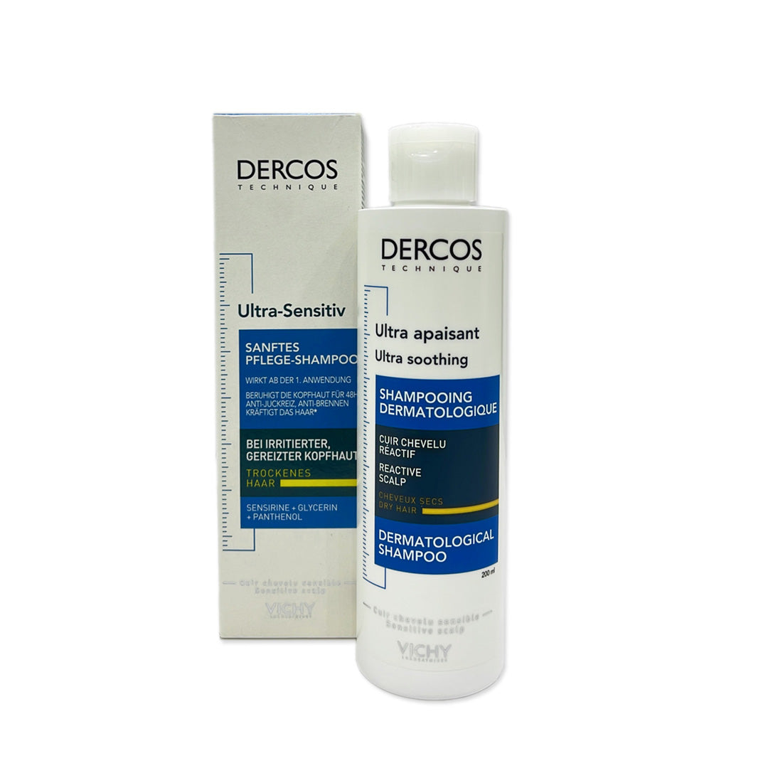 Vichy Dercos Ultra Soothing Dry Hair Shampoo 200ml