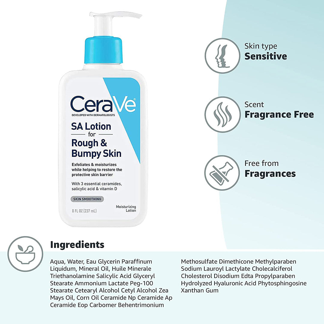 Cerave Rough & Bumpy Skin SA Lotion 8Oz