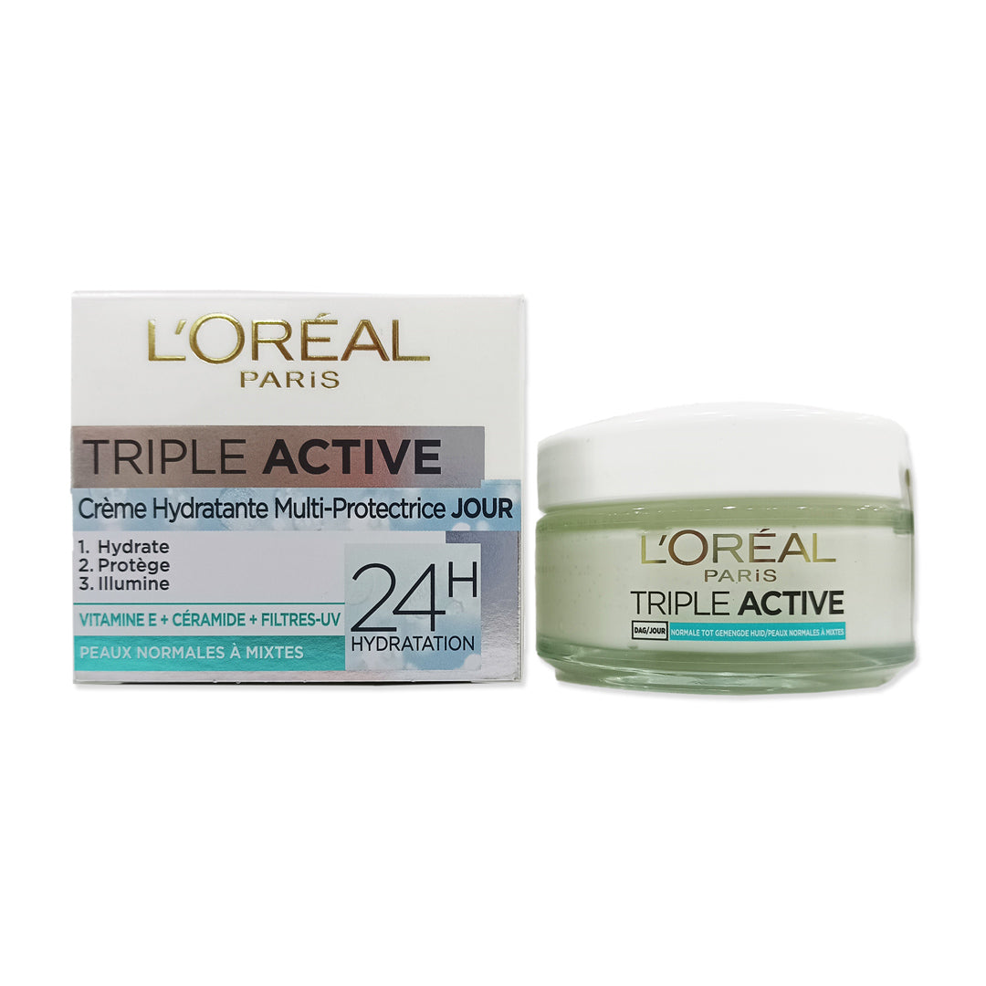 Loreal Triple Active Normal To Combination Skin Day Cream 50ml