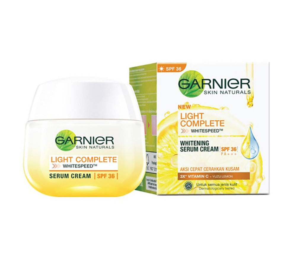 Garnier SPF36 Light Complete Whitening Cream 50ml