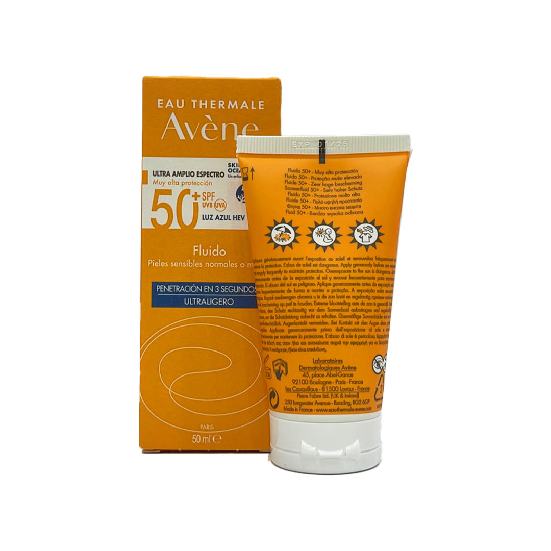 Avene SPF50+ Solar Emulsion Sunblock 50ml