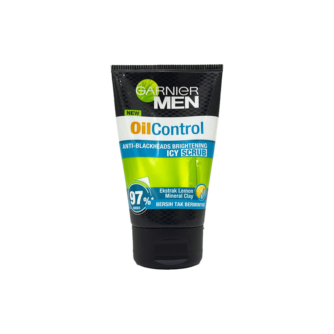 Garnier Men Turbo Light Oil Control Icy Scrub 100ml