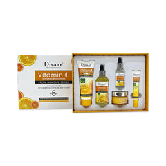 Disaar Vitamin C Facial Whitening Skin Care Series Kit  5 Pcs  ديسار مجموعة العناية ببشرة الوجه بفيتامين سي