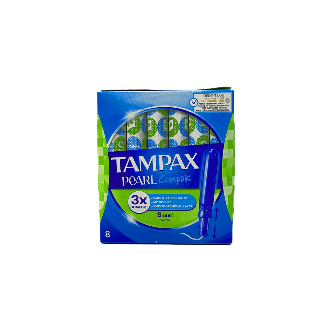 Tampax Compak Super Pearl 8'S