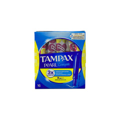 Tampax Compak  Regular Pearl Tampons 16'S