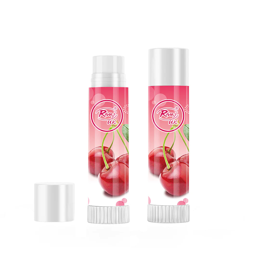 Rivaj UK Cherry Lip Balm Card Pack Of 2