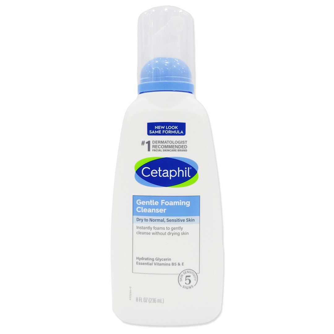 Cetaphil Oil Free Gentle Foaming Cleanser 8Oz