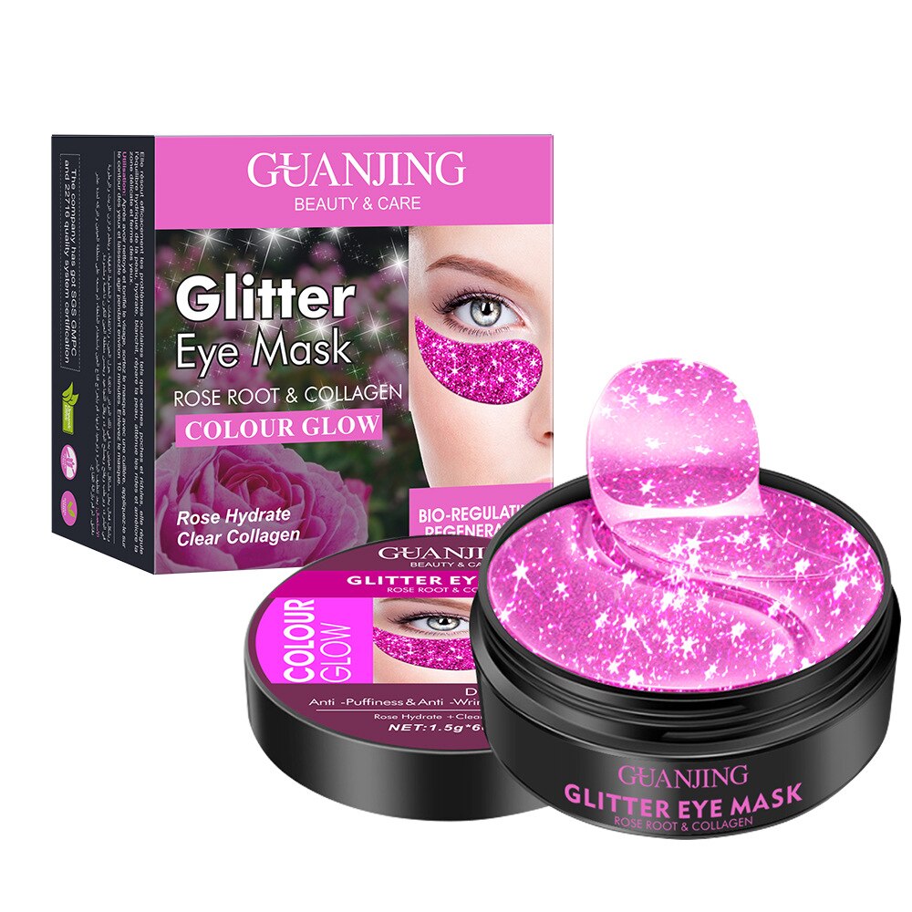 Guan Jing Rose Root & Collagen Glitter Eye Mask 1.5G