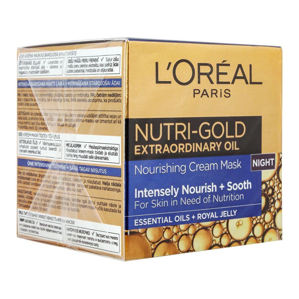 Loreal Nutri Gold Krem -Olej Night Cream 50ML