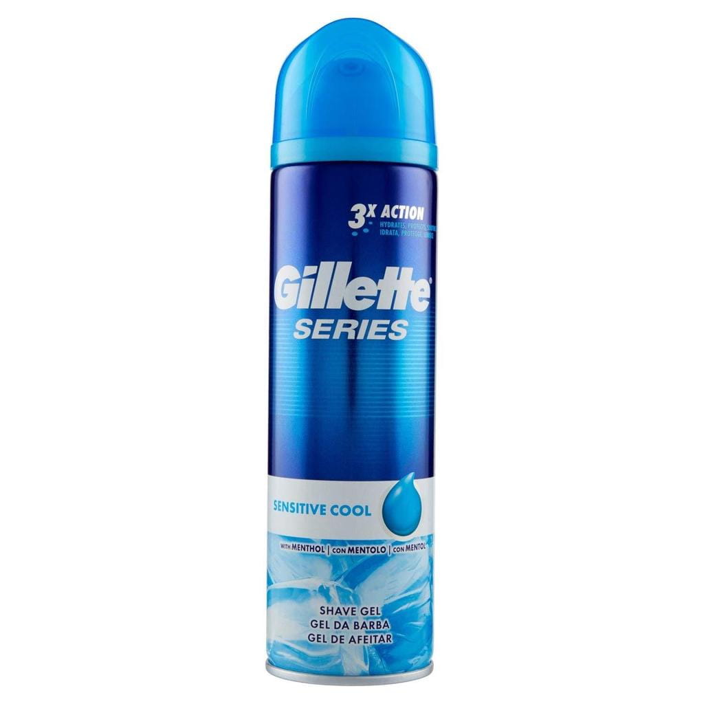 Gillette Series 3X Sensitive Cool Shaving Gel 200ML