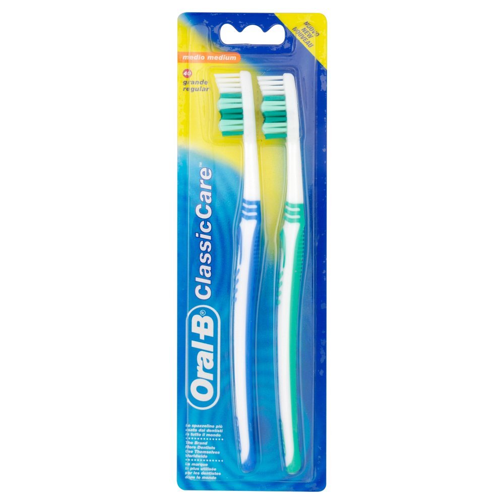 Oral B Classic 40 Medium (5921)All In One  Toothbrush 2'S