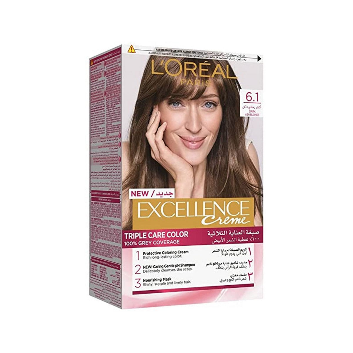 Loreal Excl. 6.1 Dark Blond Hair Color Ae Excl.